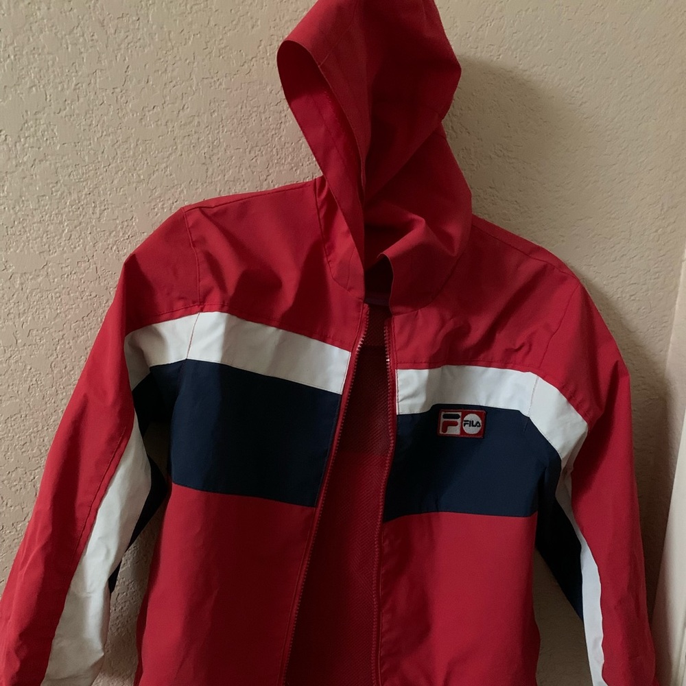 Fila Vintage Kids Rain Jacket size 8/10